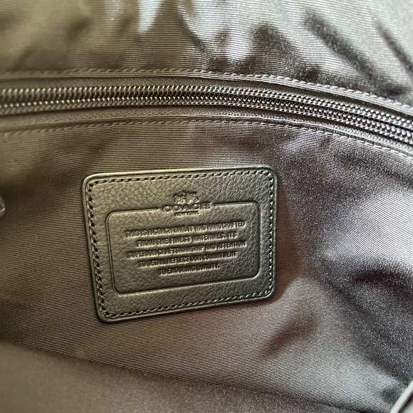 Coach leather messenger bag - Picture 4 of 5